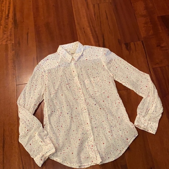 Anthropologie Meadow Rue colorful dotted top - Picture 2 of 7